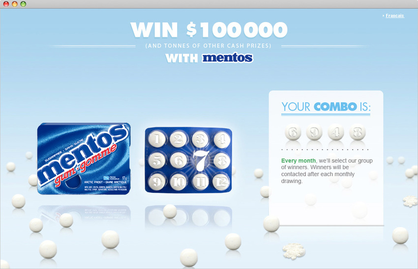Mentos - Pop your face (2008)