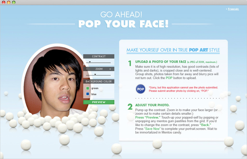 Mentos - Pop your face (2008)