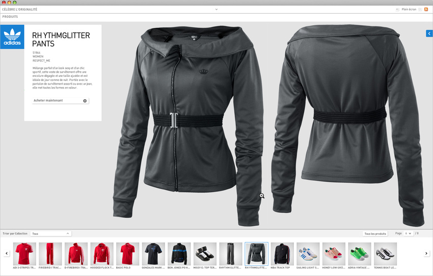 Adidas Original - Web site (2009)