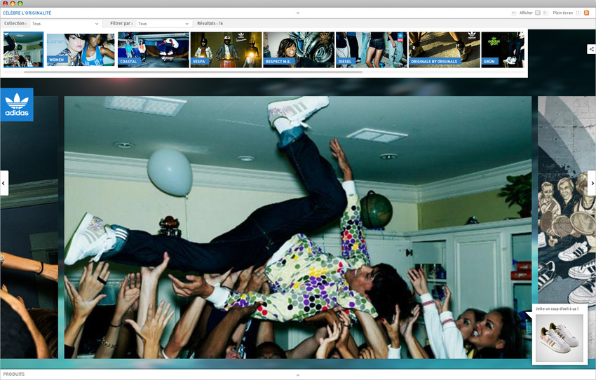 Adidas Original - Web site (2009)