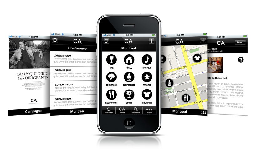 Les Comptable Agréés du Québec - iPhone Application (2010)