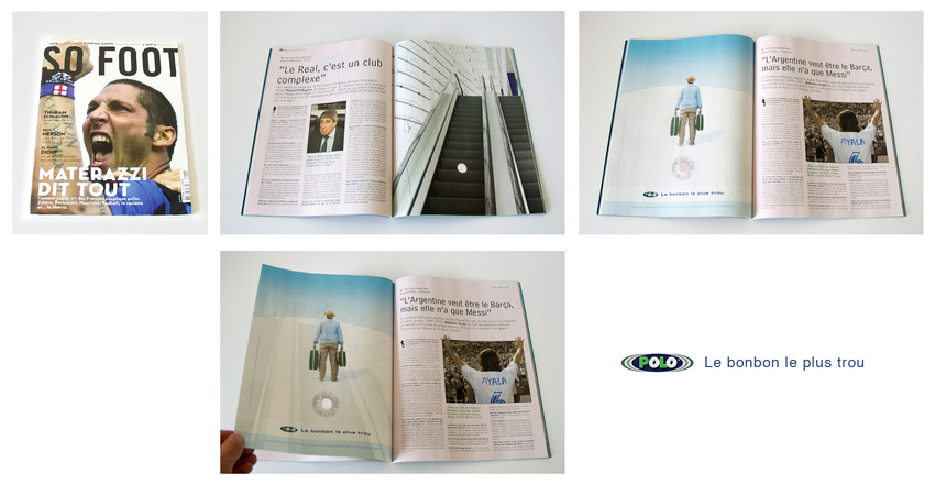 Polo, the mint with the hole - Print in SoFoot magazine (2011)