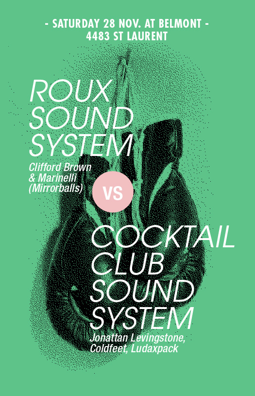 Cocktail Club Soundsystem - Flyer & poster (2009)