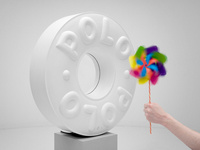 Polo, the mint with the hole - Design object (2011)