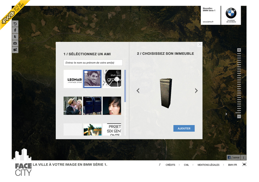 BMW - FaceCity - WebSite (2011)
