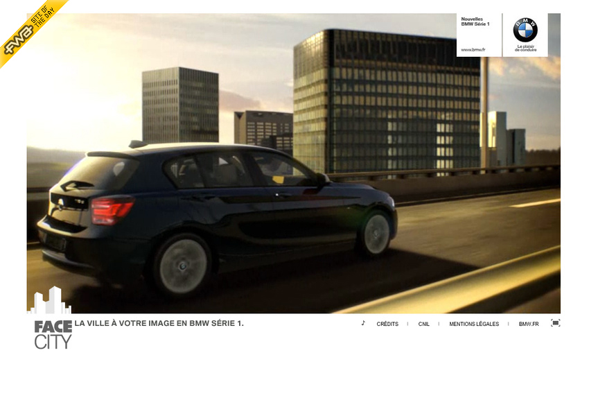 BMW - FaceCity - WebSite (2011)