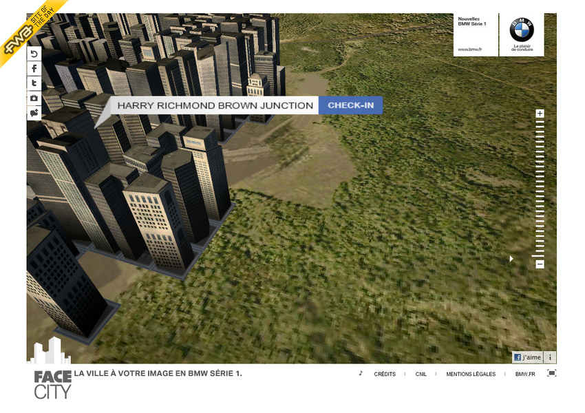 BMW - FaceCity - WebSite (2011)