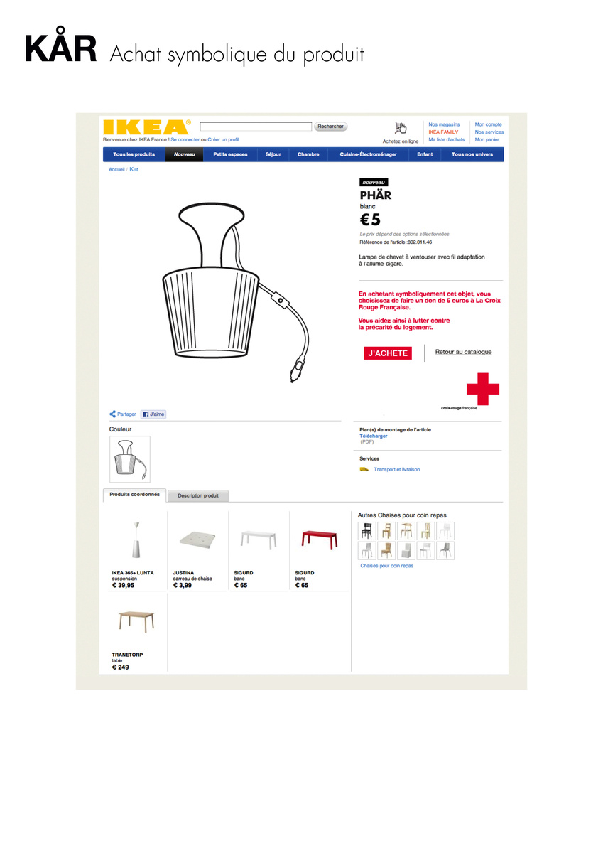 CROIX ROUGE & IKEA - La crise du logement doit-elle conduire à ça ? - Site web (2012)