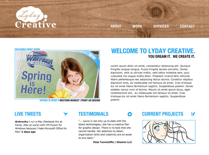 Lyday Creative Website (Redesign in Progress)