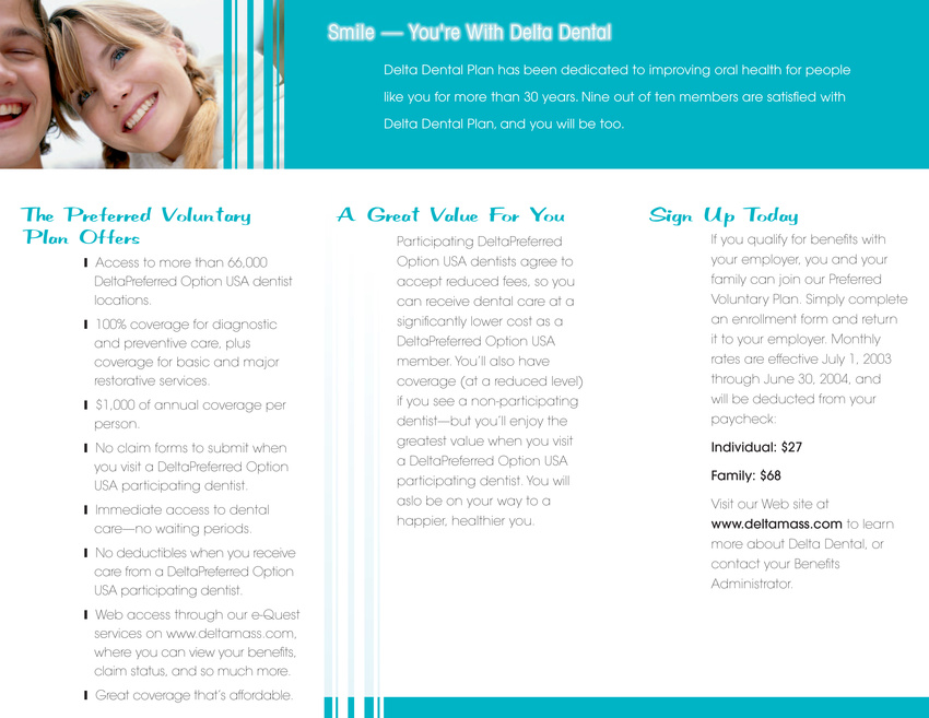 Delta Dental Brochure (page 2)