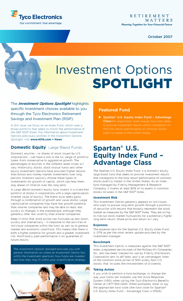 Tyco Electronics Newsletter