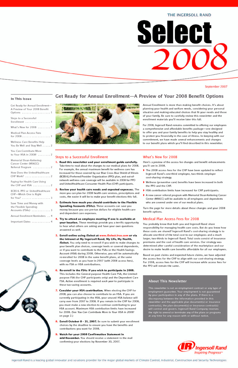 Ingersoll Rand Newsletter