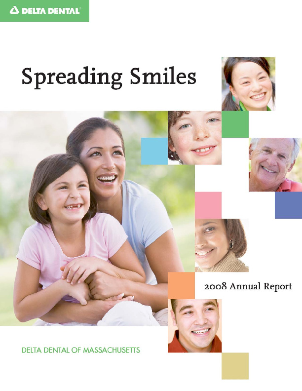 Delta Dental 2008 Annual Report Cover