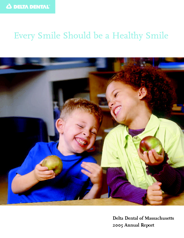 Delta Dental 2005 Annual Report Cover