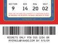 Red Sox Birthday Invitation