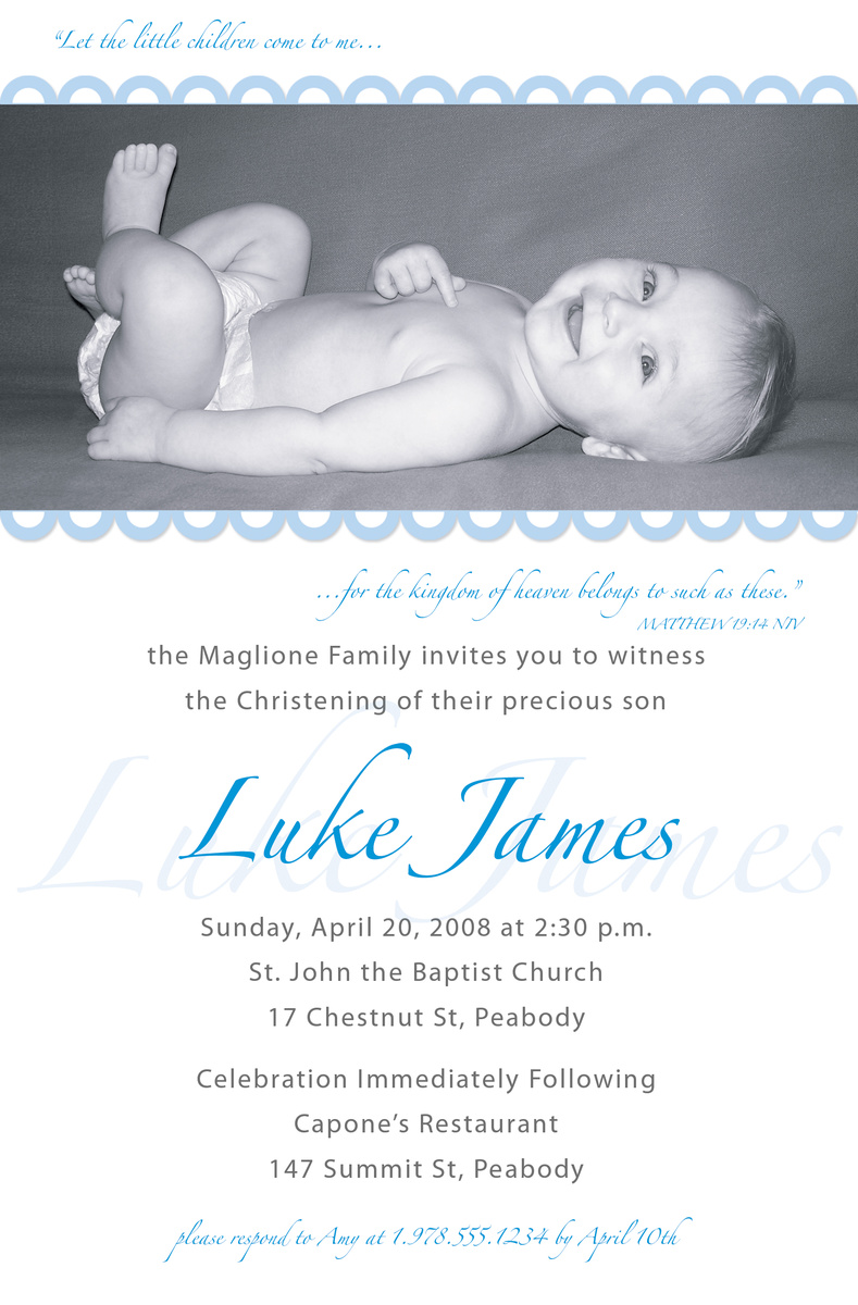 Baptism Invitation