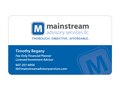Mainstream Advisory Services LLC Business Card