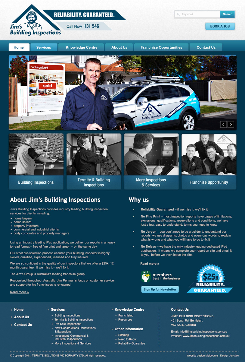 Jims Building Inspection - http://www.jimsbuildinginspections.com.au/