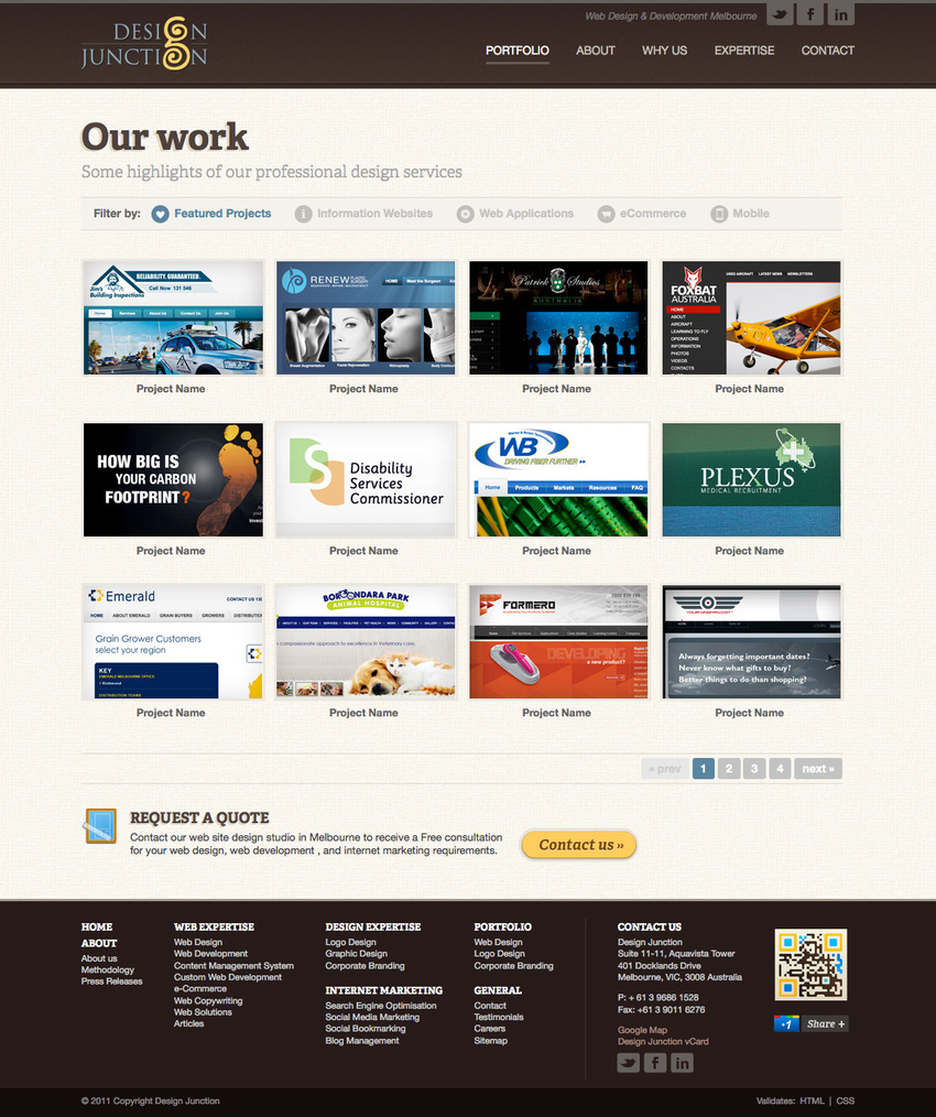 Project listing