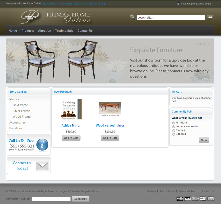 Magento Template Re-design