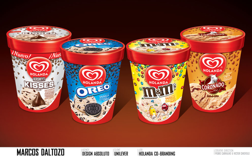 Heartbrand Holanda - New packaging for Mexican Co-Branding Ice Cream [concept created by Victor Chiofolo] - [may 2010]