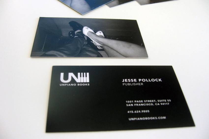 Unpiano Books - Business Cards
