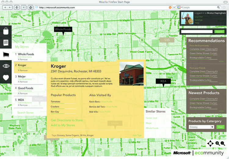 Microsoft Ecommunity Website Design