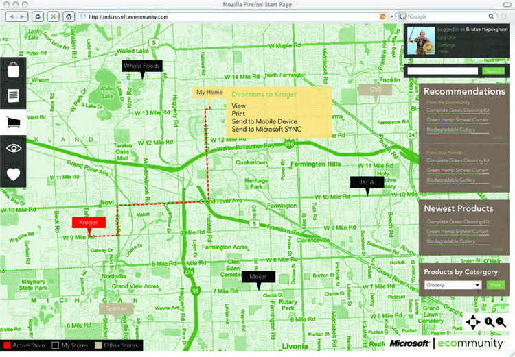 Microsoft Ecommunity Website Design