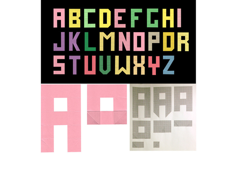 Folding Animated Letters