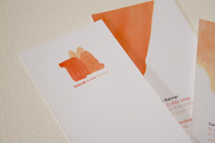 Detroit Artist Market Business Cards