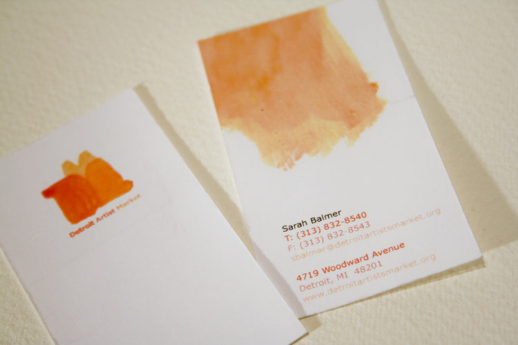 Detroit Artist Market Business Cards