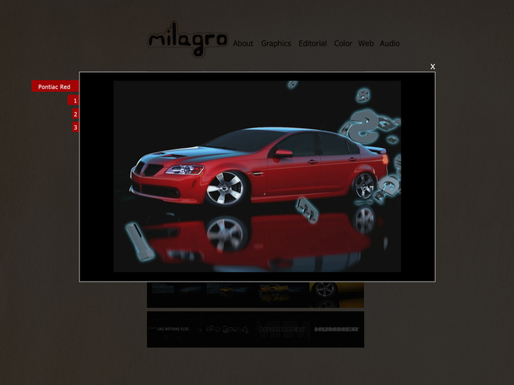 Milagro Post Website Redesign