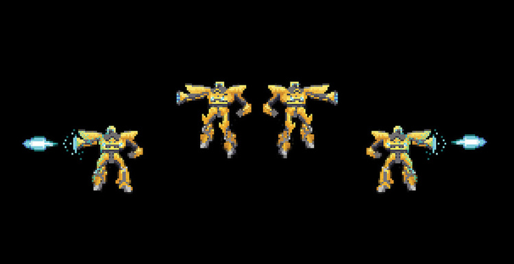 8-Bit Transformers Game