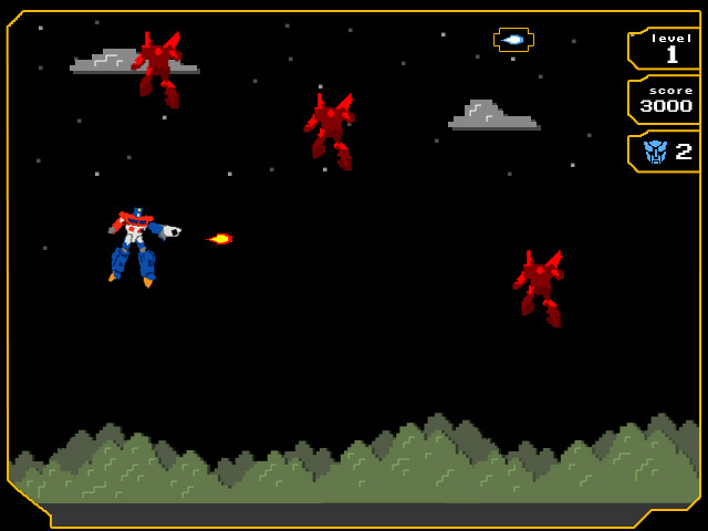 8-Bit Transformers Game
