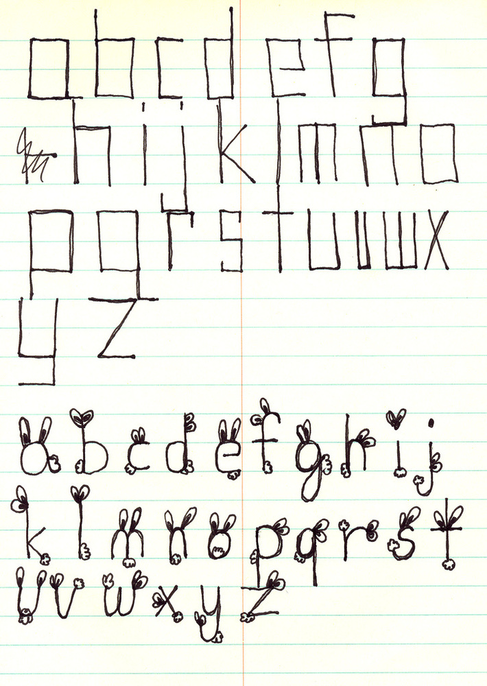 Letter drawings