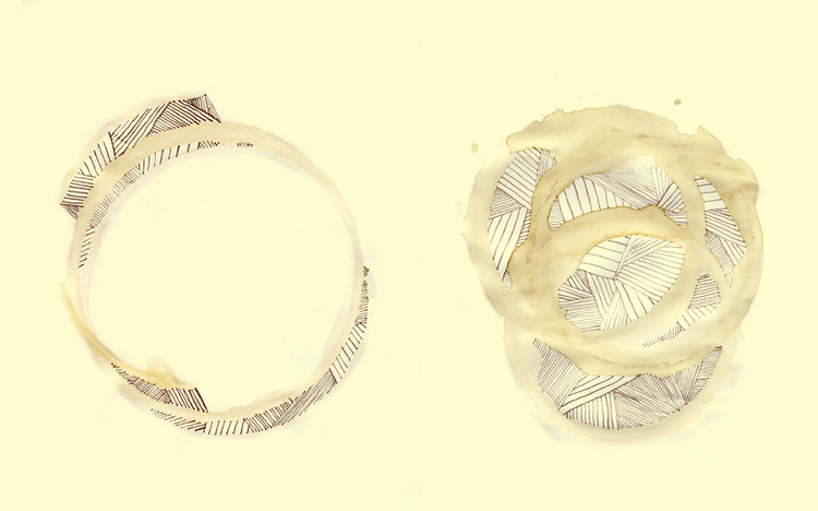 Stained lines sketch