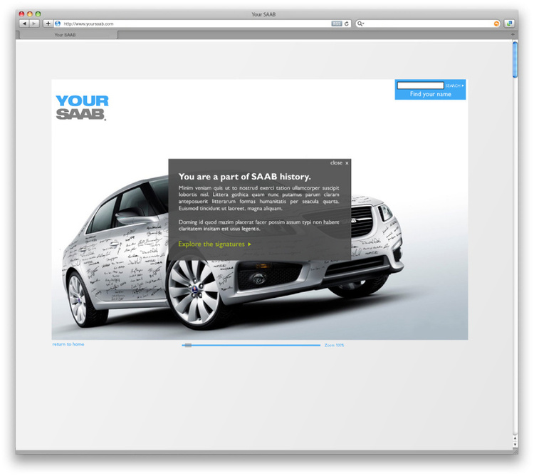 Signed Car Interactive