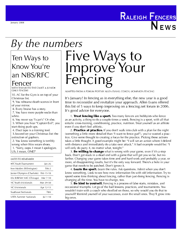 Newsletter, p. 2 / Content and Layout