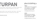 Design: Turpan Letterhead // Plus33clothing Logo + Letterhead