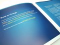 Qorvis marketing brochure spread