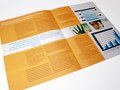 Marketing folder for an identity management company