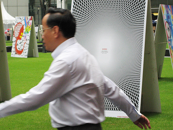 winning entry for the 2007 poster competition organized by Foreign Policy during the Singapore Design Festival.