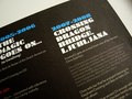 flyer and CD design for Inneke 23 & the Lipstick Painters' new album