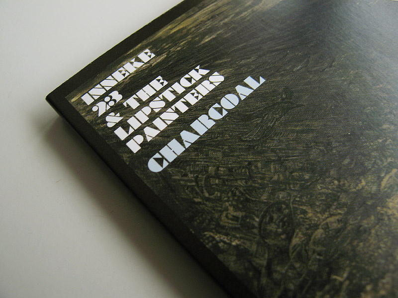 flyer and CD design for Inneke 23 & the Lipstick Painters' new album