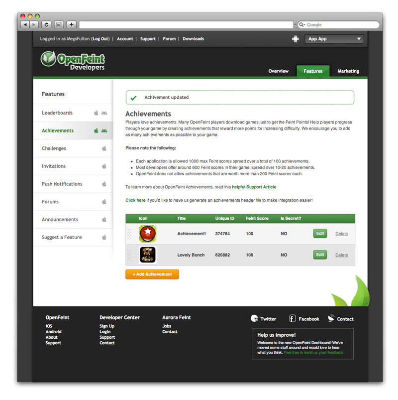 New Dashboard