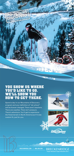Breckenridge Ski & Ride Ad — Designed by McClain Finlon Advertising