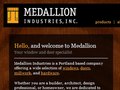 Medallion Industries Website Design