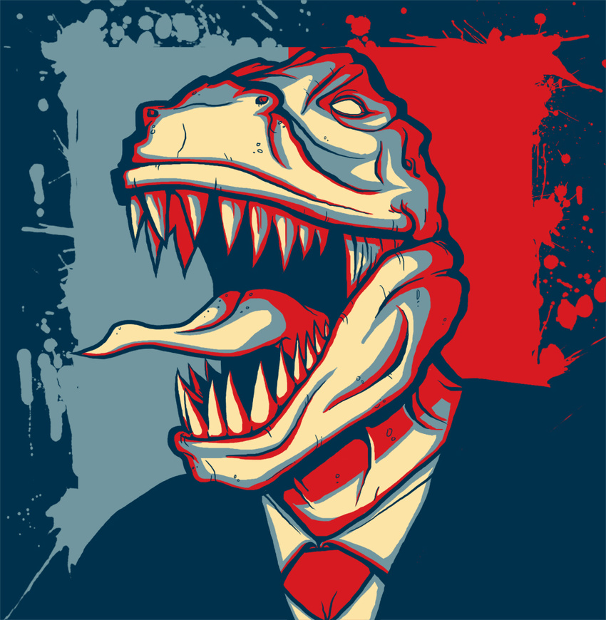 Shirt/Poster design for Dinobama.
