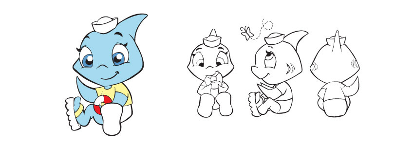 Fin: Character for The Lulus Live Stage Show