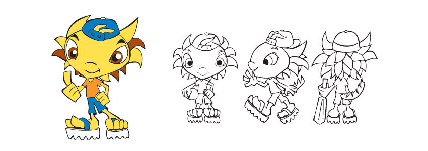 Spike: Character for The Lulus Live Stage Show